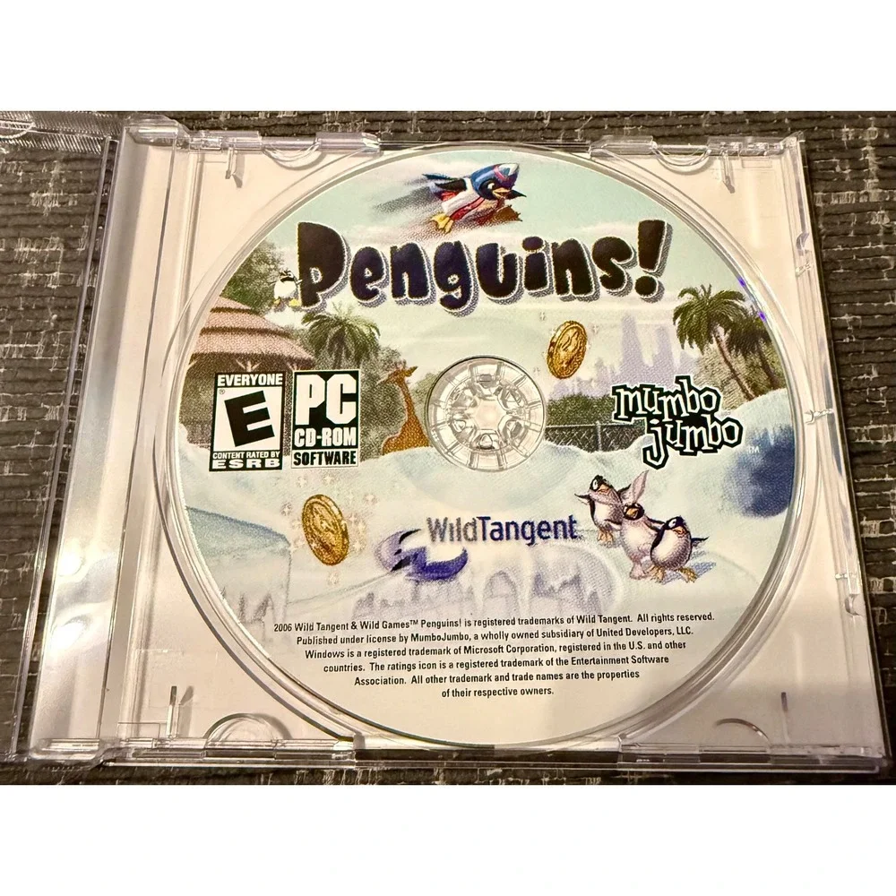 MumboJumbo Penguins! PC CD-ROM Game Everyone Excellent Puzzle WildTangent